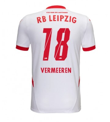 RB Leipzig Arthur Vermeeren #18 Hjemmebanetrøje 2024-25 Kort ærmer